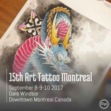 15th Art Tattoo Montreal | 08 – 10 September 2017