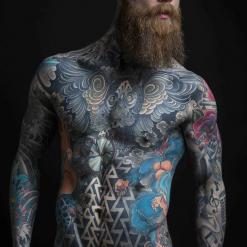 Tattoo model Sylvain Hélaine | Paris, France | iNKPPL