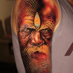Tattoo artist Moises Kampos