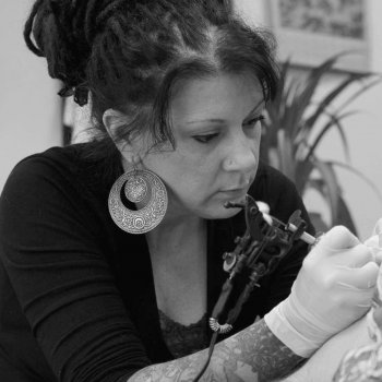 Tattoo artist Tara Morgan