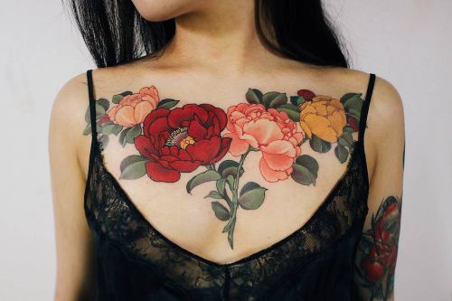 Floral tattoo by Yuuz | iNKPPL