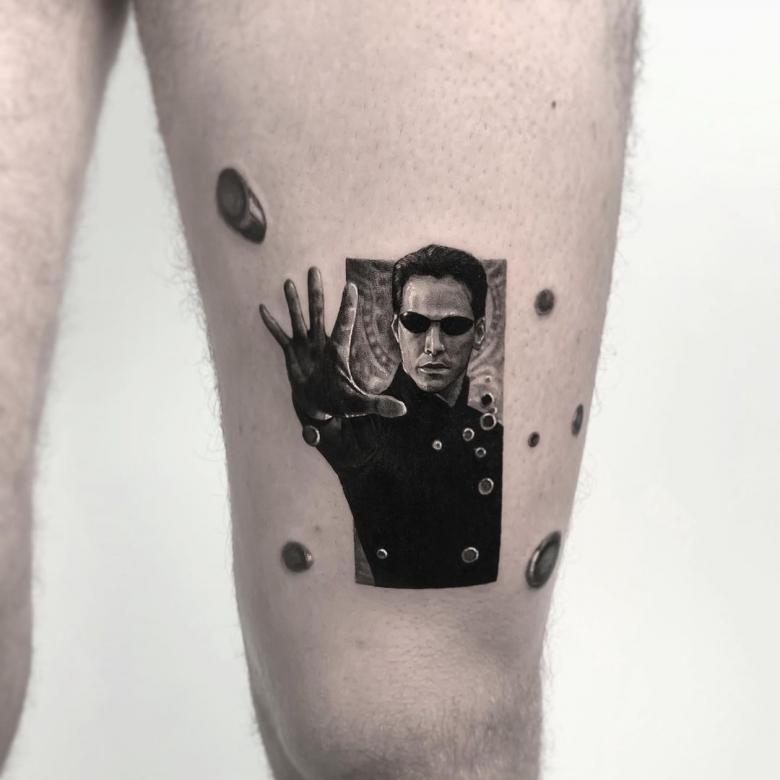 Anrijs Straume Tattoo  What is the Matrix  Mr Anderson  Thankyou  Chloe  neo theone thematrix  Facebook