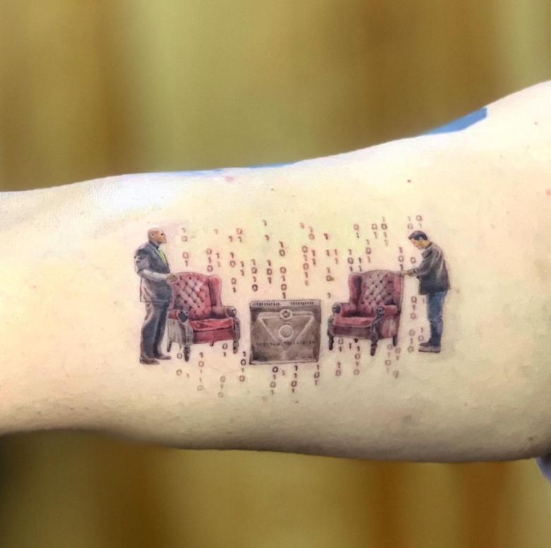Go Back to the Matrix - Ugliest Tattoos - funny tattoos | bad tattoos |  horrible tattoos | tattoo fail