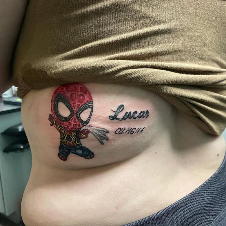 Ugliest Tattoos  SpiderMan  Bad tattoos of horrible fail situations that  are permanent and on your body  funny tattoos  bad tattoos  horrible  tattoos  tattoo fail  Cheezburger