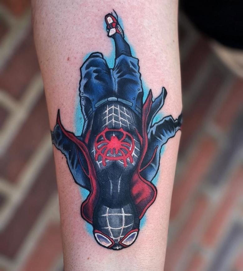ArtStation  SpiderMan Tattoo