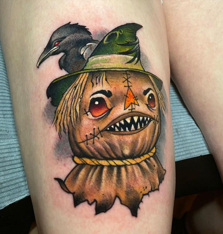 20 Scary scarecrow Tattoos