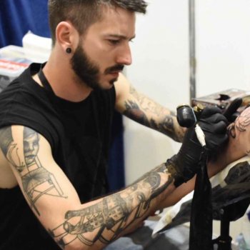 Tattoo artist Gianpiero Cavaliere