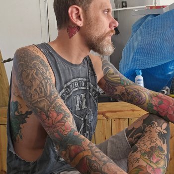 Tattoo model Steve calvert