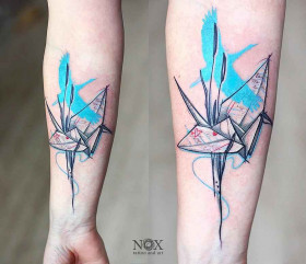 Tattoo artist Matty Nox