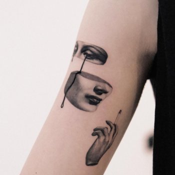 Tattoo artist Lucy Moana