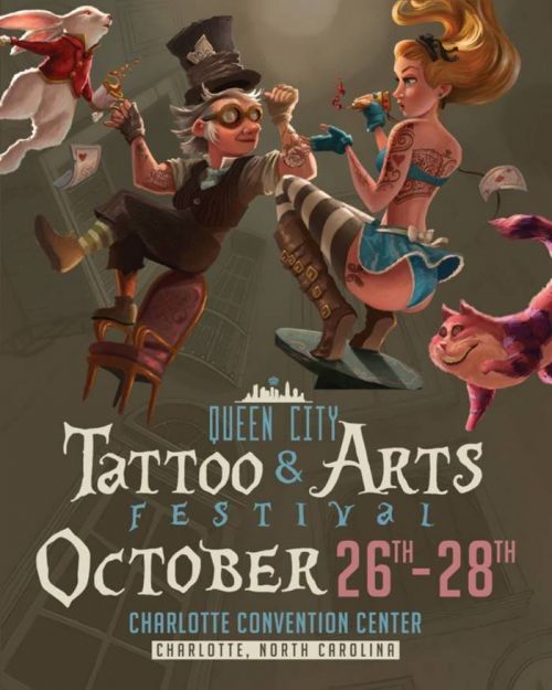 Queen City Tattoo Arts Festival NC  Pinups for Pitbulls
