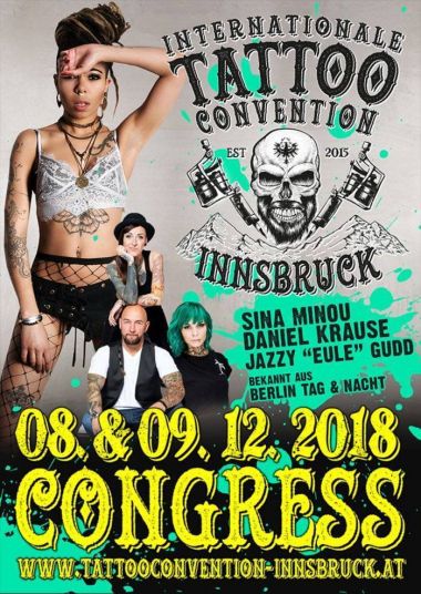 Tattoo Convention Innsbruck 2018 | 08 - 09 DECEMBER 2018