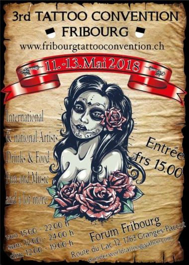 3rd Tattoo Convention Fribourg | 11 - 13 May 2018