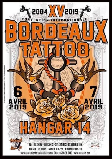 15ème Bordeaux Tattoo Convention | 06 - 07 APRIL 2019