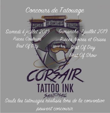 4ème Corsair Tattoo Ink de Saint-Malo | 06 - 07 JULY 2019