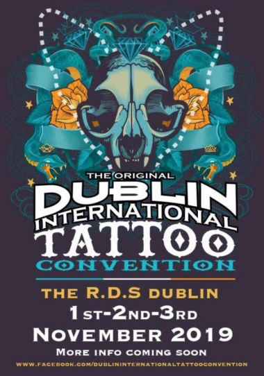 Dublin Tattoo Convention 2019 | 01 - 03 November 2019