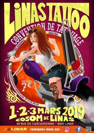 Linas Tattoo Convention 2019 | 01 - 03 MARCH 2019