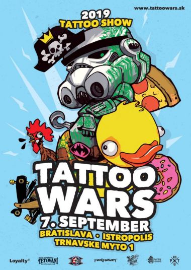 7th Tattoo Wars Bratislava | 07 SEPTEMBER 2019