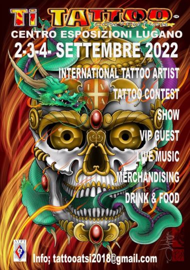 23rd Lugano Ti-Tattoo Convention | 02 - 04 September 2022