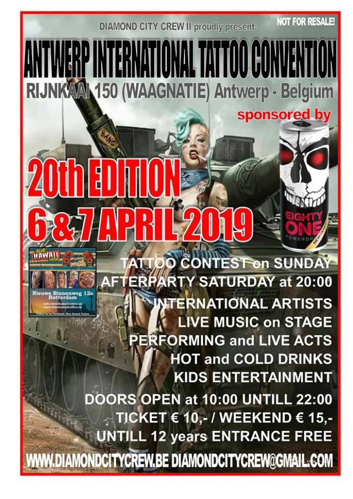 20th Tattoo Convention Antwerp