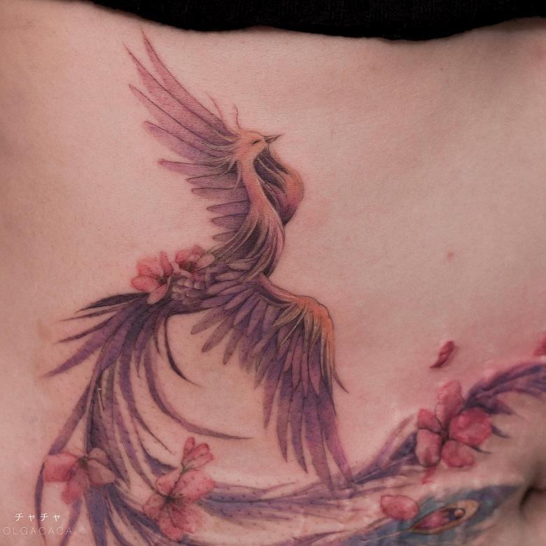 Phoenix Tattoo Stock Photos and Images - 123RF