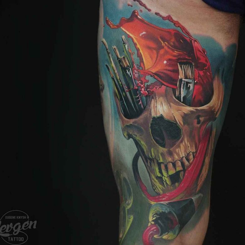 Tattoo artist Evgeniy Knysh (Levgen)