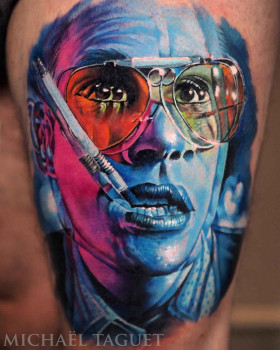 Awesome realistic tattoo by Michael Taguet