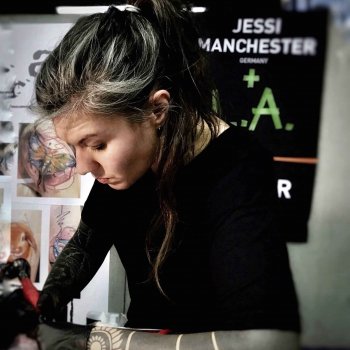 Tattoo artist Jessi Manchester