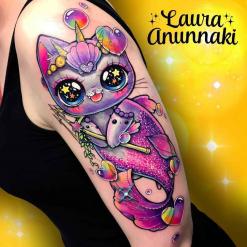 Tattoo Artist Laura Annunaki