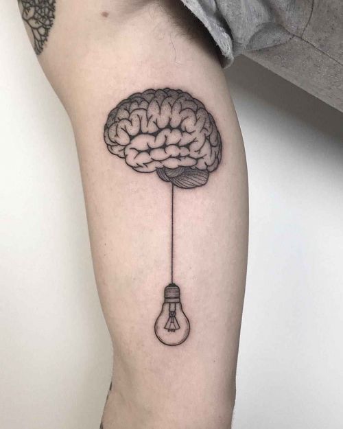 Brain and Heart Temporary Tattoo Fake Tattoo Tattoo  Etsy