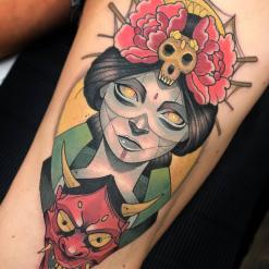 Tattoo artist Guindero