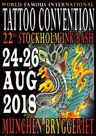 22nd Stockholm Ink Bash | 24 - 26 August 2018