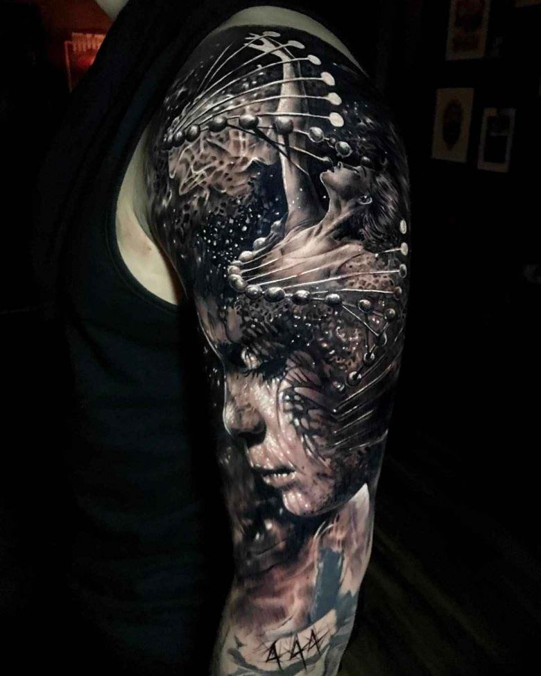 Tattoo artist Jak Connolly color and black&grey authors style tattoo realism | UK