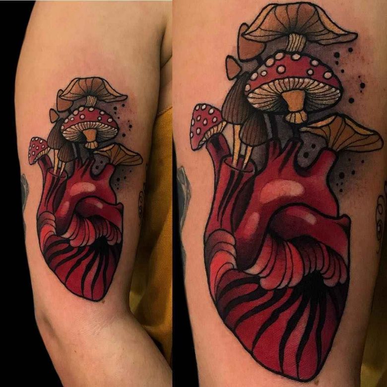 Tattoo artist Giulia Bongiovanni authors color neo traditional tattoo | Roma, Italy