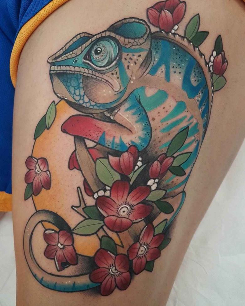 Tattoo artist Yeray Perez color authors new school tattoo | Barcelona, Spain