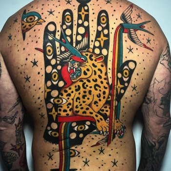 Tattoo artist Christopher Scott