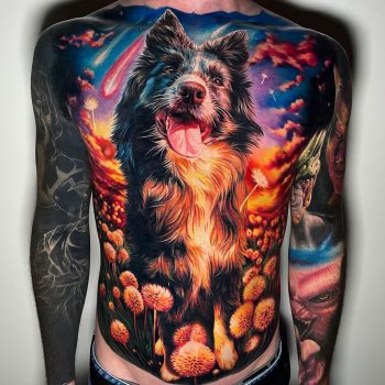 Tattoo artist Adrienn Kern