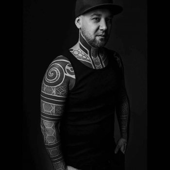 Tattoo artist Maksim Zhuravlev