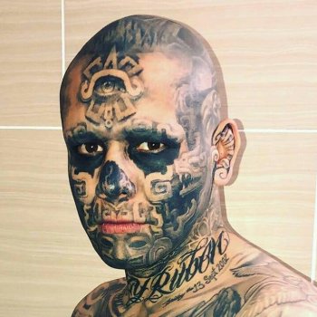 Tattoo model Crazy Ruben (Ruben Contreras)