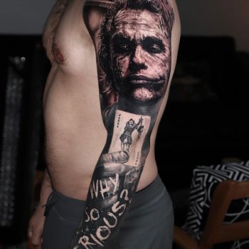 Tattoo artist Jim Leclerc