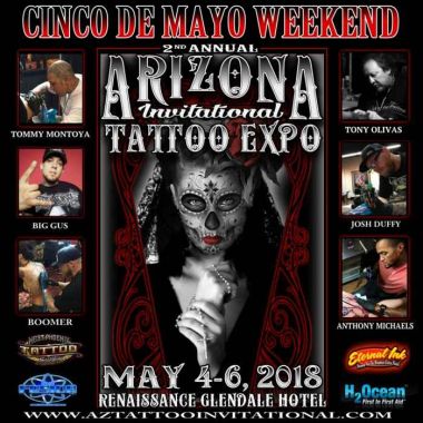 2nd Arizona Invitational Tattoo Expo | 04 - 06 May 2018