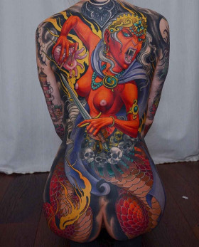 Tattoo artist Peter Lagergren