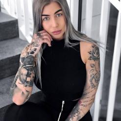 Tattoo model Jessica Rosen | Skellefteå, Sweden | iNKPPL