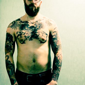 Tattoo model Chad Powell