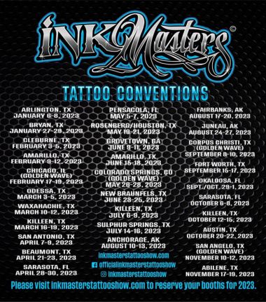 Ink Masters Tattoo Show Okaloosa 2023 | 29 September - 01 October 2023