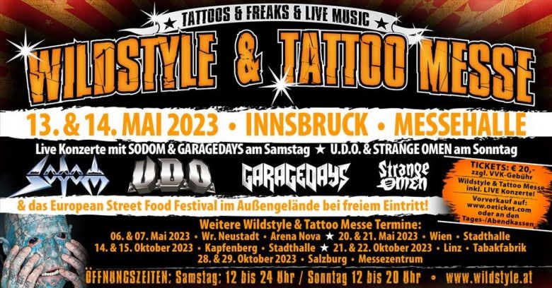 Wildstyle Tattoo Tour Innsbruck 2023