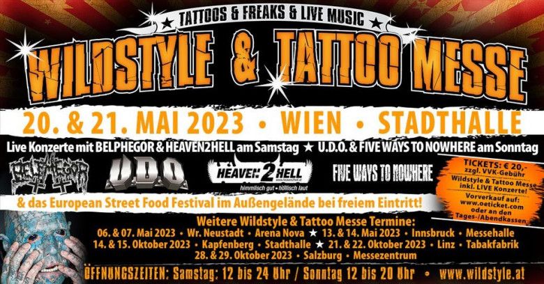 Wildstyle & Tattoo Tour Wien 2023