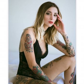 Tattoo model Andrea