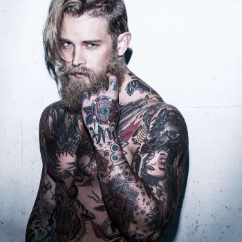 Tattoo model Josh Mario John