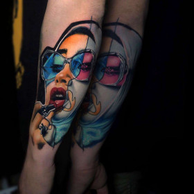 Tattoo artist Christos Zorbas